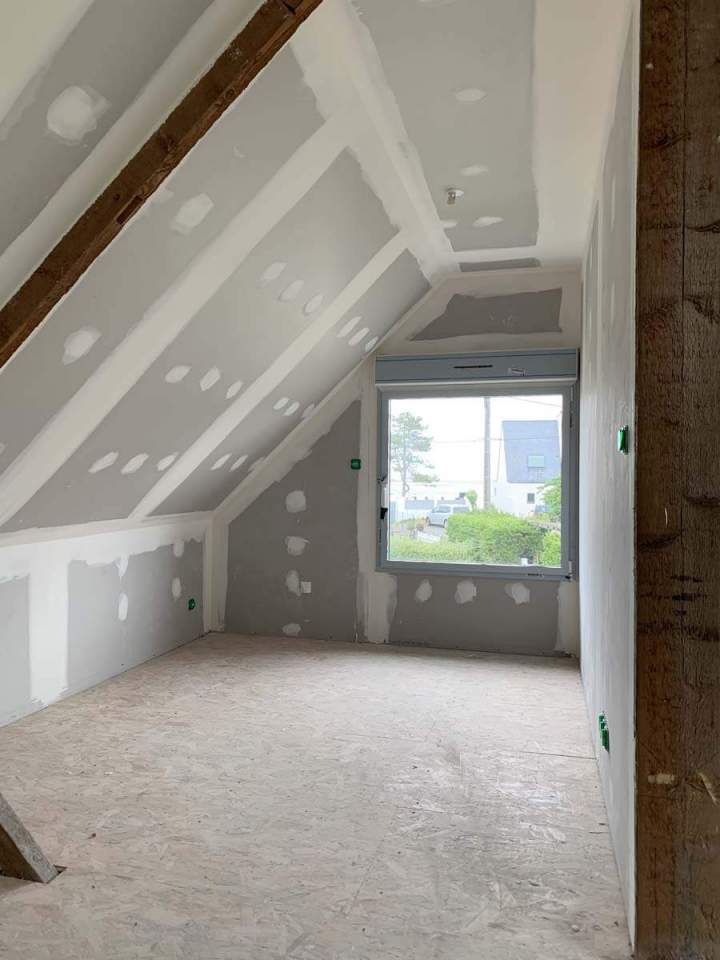 Pose plaque Fermacell Landerneau