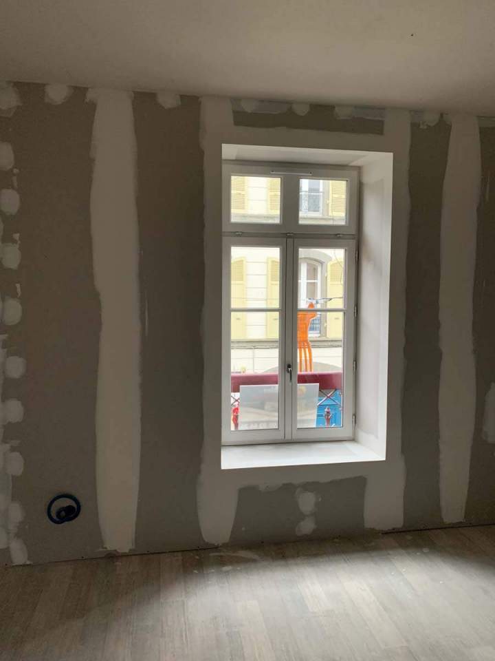 Pose plaque Fermacell Landerneau